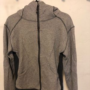 Lululemon Scuba Hoodie Heathered dark grey size 8